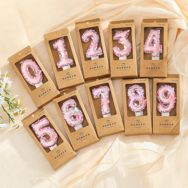 Number 1 Pink Butterfly Birthday Candles, Butterfly Themed Number Candles, Cake Number Candles, Party Celebration3