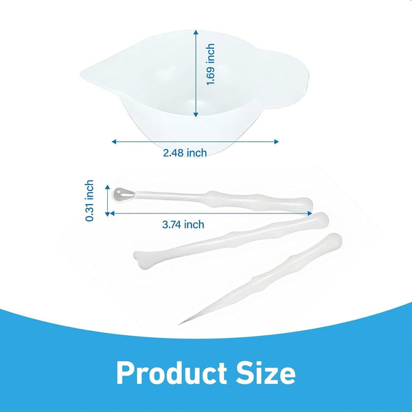 5Pcs Resin Mixing Cups Silicone Mini Measuring Bowl Set Pouring Tools and Accessories for DIY Epoxy Craft Small Silicone Cup Dispenser with Spoon and Glue Stick for Resin Art Supplies2