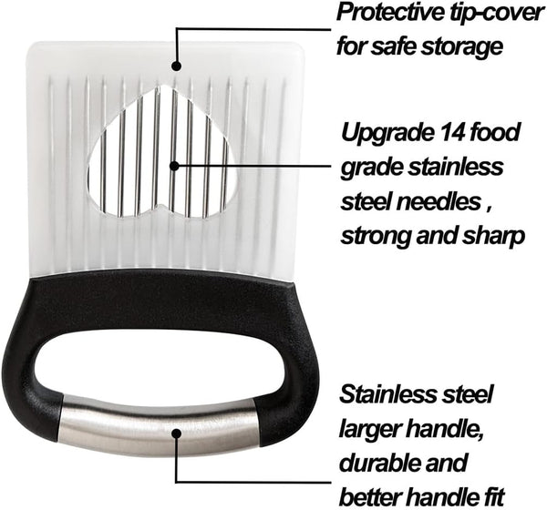 Large Onion Holder for Slicing, Food Slicing Guide with Safe Storage Cover2