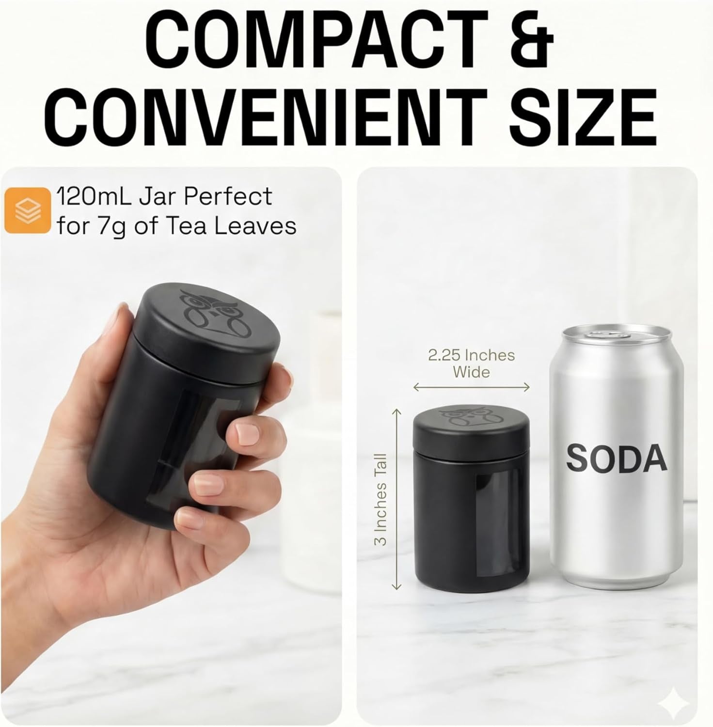 smell-proof-containers-120ml-jars-with-airtight-lids-for-herbs-spices-coffee-and-tea-air-tight-glass-storage-jars-with-uv-protection-glass-set-of-2-matte-black