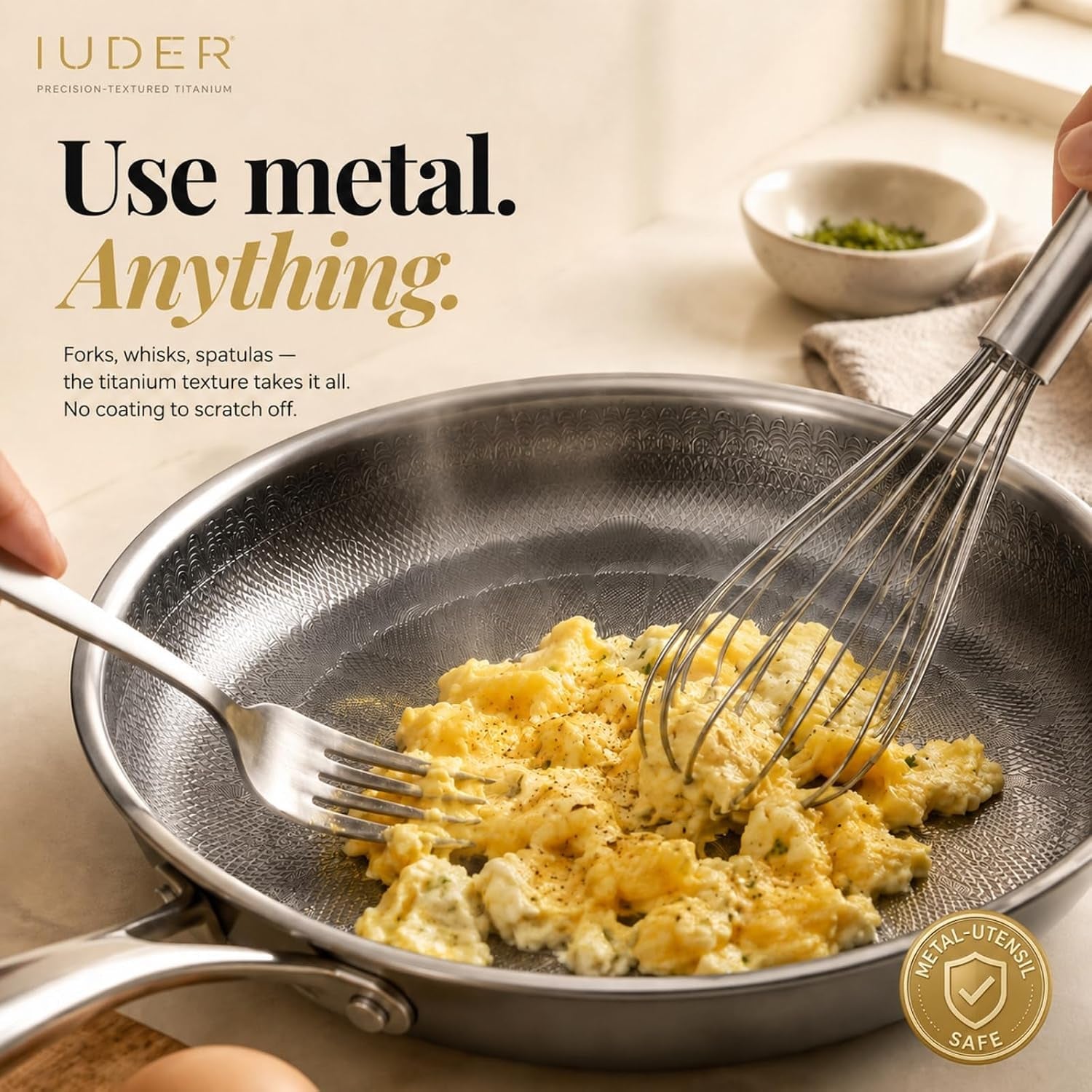 titanium-pans-for-cooking-12-frying-pan-with-lid-coating-free-pfas-pfoa-ptfe-free-cookware-uncoated-hammered-titanium-pan-nonstick-skillet-full-wall-titanium-oven-induction-safe
