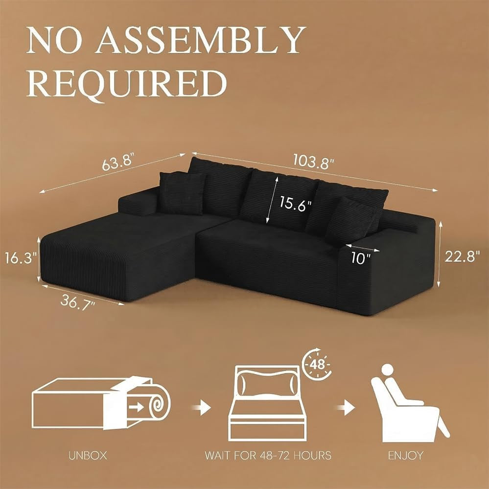 105-convertible-sectional-couch-with-l-shape-chaise-modern-modular-sofa-with-deep-seat-3-seater-comfy-cloud-couches-for-living-room-bedroom-no-assembly-required-black
