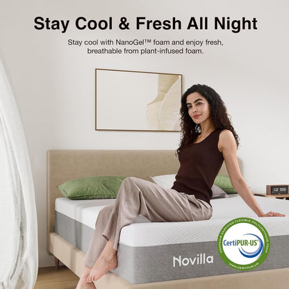 Twin Size Mattress, 12 Inch Bliss Twin Memory Foam Mattress4