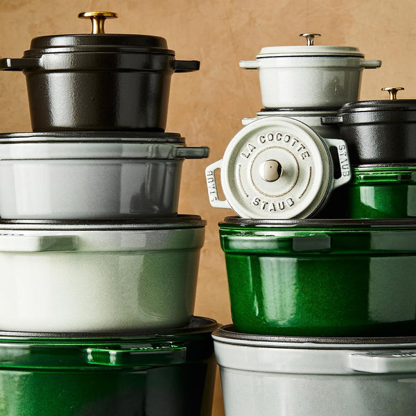 Staub Cast Iron Cocotte Made in France, 4-Qt, Basil5