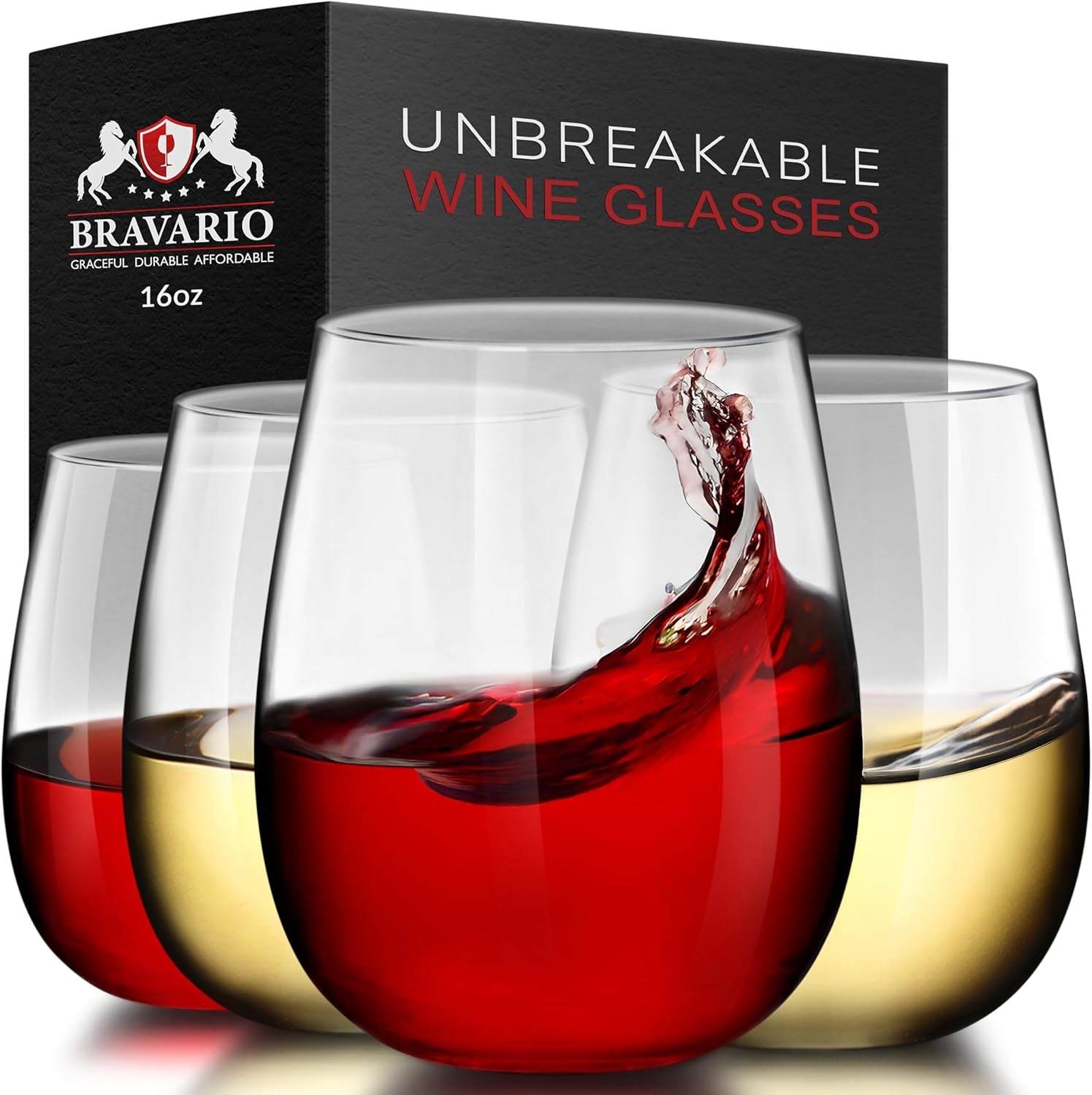 unbreakable-stemless-plastic-wine-glasses-reusable-shatterproof-100-tritan-plastic-dishwasher-safe-bpa-free-awesome-for-indoor-outdoor-16-oz-set-of-4