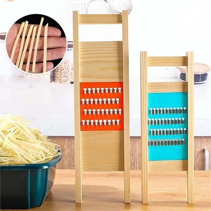 Fit for Wooden Multifunctional Vegetable Cutter-Grater, Peeler, and Slicer(Blue)5