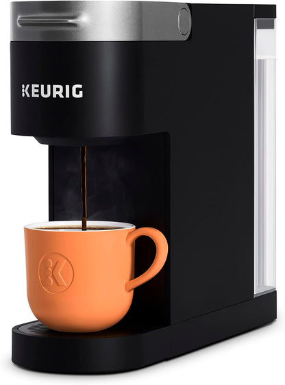 K-Slim Single Serve K-Cup Pod Coffee Maker, Multistream Technology, 3 Brew Sizes, Slim and Sleek Design, 46Oz Removable Reservoir, Black | Multistream Technology, 3 Brew Sizes, Sleek Design, Removable Reservoir1