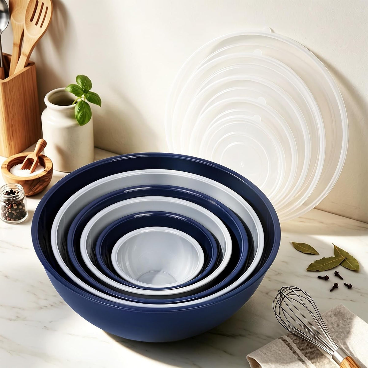 bpa-free-plastic-round-mixing-bowl-with-lids-12-pack-nesting-bowls-with-lids-set-microwave-and-dishwasher-safe-prep-serving-bowls-great-for-mixing-baking-serving-haze-blue-12pcs