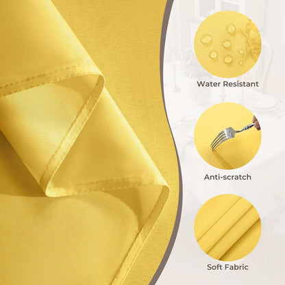 round Tablecloth 60 Inch, Yellow7