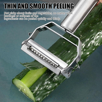 Multifunction Stainless Steel Julienne Peeler Vegetable Peeler Double Planing Grater Kitchen Accessories Cooking Tools4