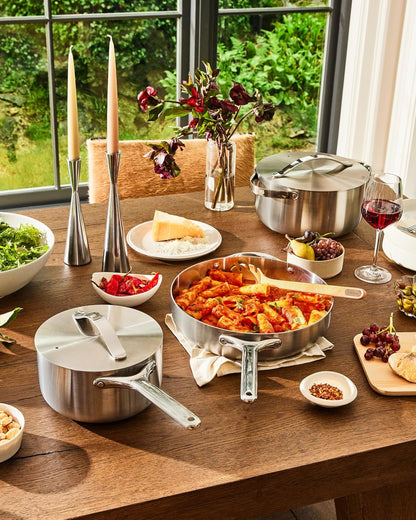Caraway 12-Piece Stainless Steel Cookware Set | 5-Ply Stainless Steel Pots and Pans Set, Fry, Sauce, Sauté Pan, Dutch Oven, and Space-Saving Storage, Non-Toxic7