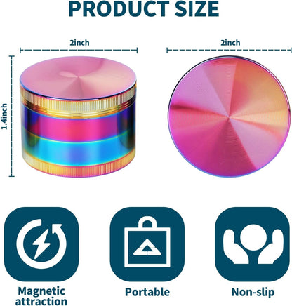 Spice Grinder Small 2.0 Inch Colorful2