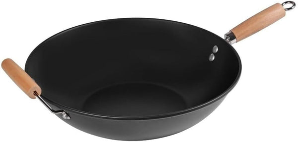 Carbon Steel Non-Stick Wok | Easy Clean, Hand Wash Recommended1