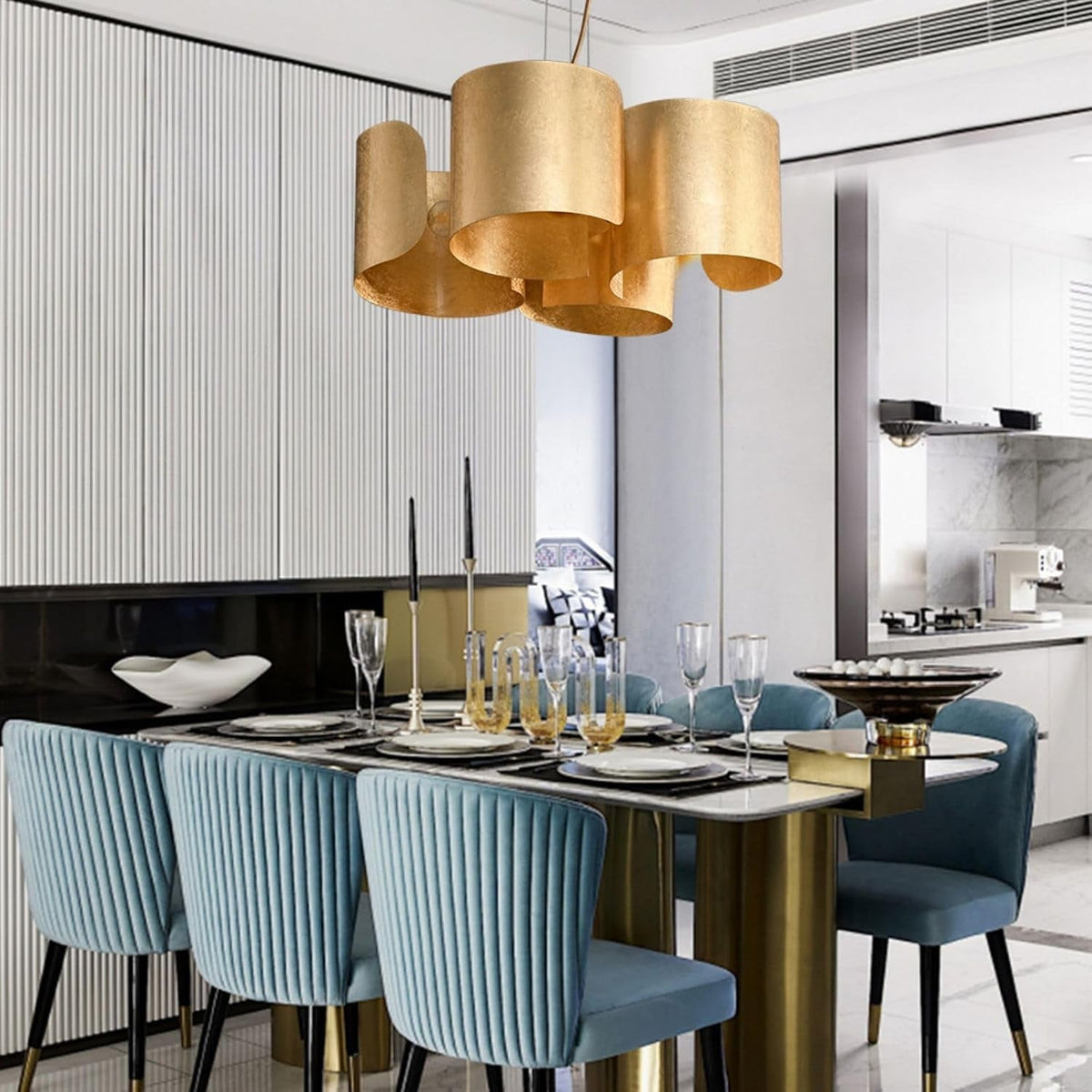 gold-drum-chandelier-4-light-glam-lighting-fixture-unique-scrolled-shape-pendant-light-adjustable-hanging-dining-room-light-fixture