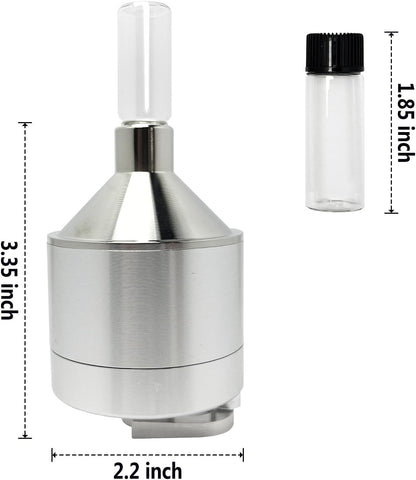 Spice Grinder【2.2 Inch Silver】Pepper Grinding Set3