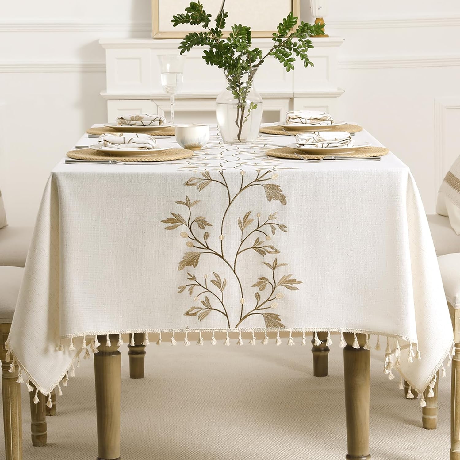 cotton-linen-rectangle-tablecloth-with-tassel-for-dining-table-burlap-heavy-duty-floral-farmhouse-coffee-kitchen-table-cloth-wrinkle-free-table-cover-golden-flower-55x79-inch