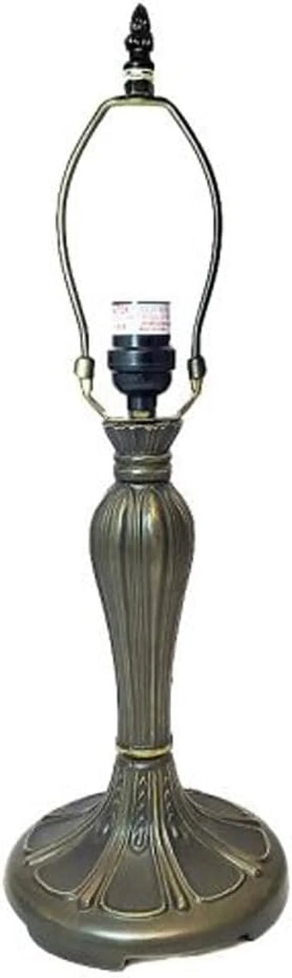 Perisian Metal Lamp Base, Dark Bronze Finish with Gold Highlights, Nicely Weighted, 18" Tall2