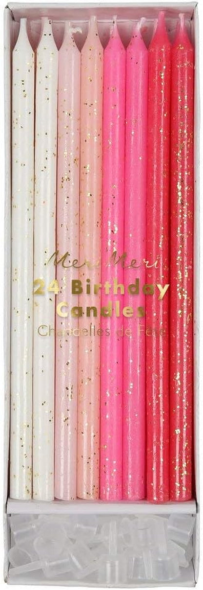 Glitter Birthday Candles (Pack of 24)5