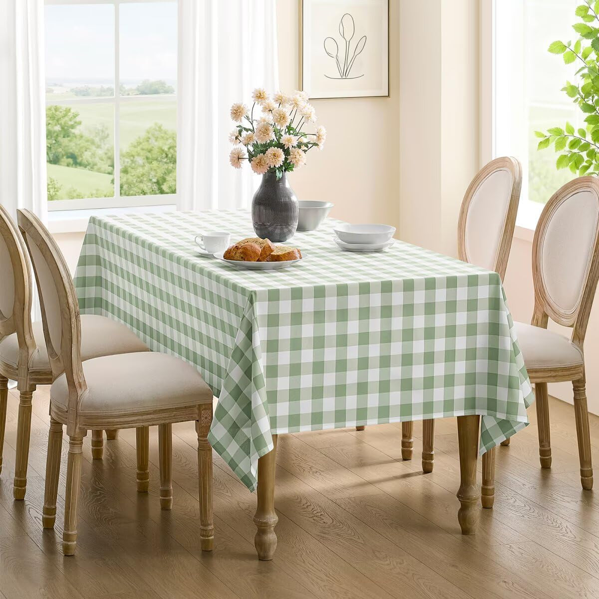 gingham-tablecloth-rectangle-checkered-tablecloth-washable
