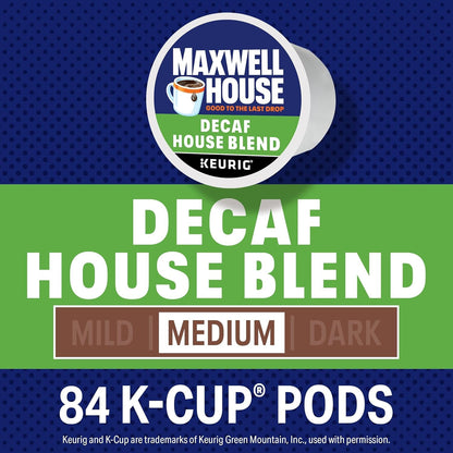 K-Cup Coffee Pods, 10 Ct, Decaf House Blend Medium Roast | Decaf Coffee Pods, Medium Roast, 99.7% Caffeine-Free, Full-Flavored & Lively, Compatible with All Keurig Brewers3