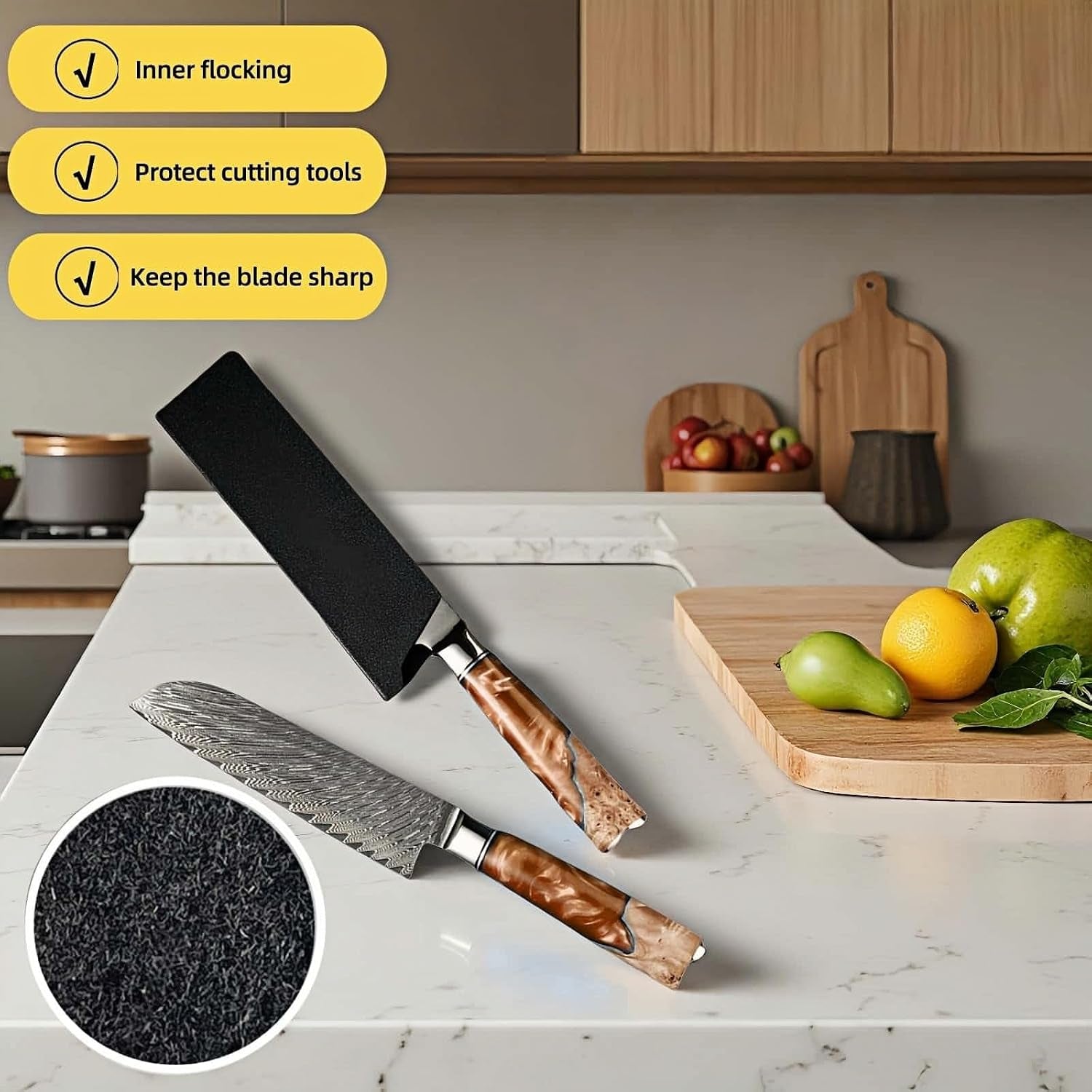 professional-8-inch-knife-sheath-black-abs-plastic-with-felt-lining-waterproof-blade-guard-cover-for-7-8-inch-chef-knives-kitchen-storage-travel-protection