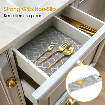 Shelf and Drawer Liner for Kitchen Cabinet Non-Adhesive Non Slip2