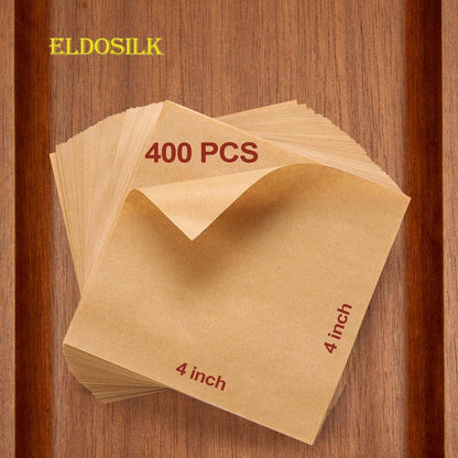 4X4 Inch Baking Parchment Paper, 400 Sheets/Pack | Non-Stick Food-Grade Unbleached Parchment Paper2