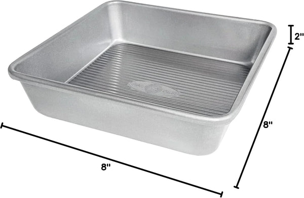 Bakeware Seamless Nonstick Square Baking Pan, 8 X 8 X 26