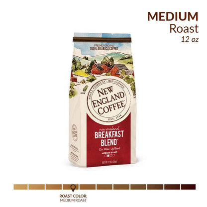 Breakfast Blend Ground Coffee 12Oz (Pack of 1)3