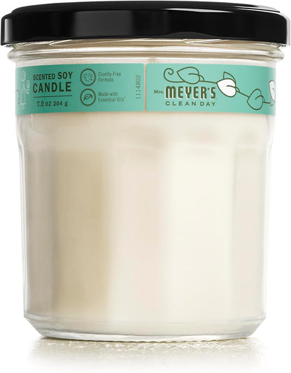 CLEAN DAY Scented Soy Candle, Basil Scent, 7.2 Ounce Candle (Pack - 1)2