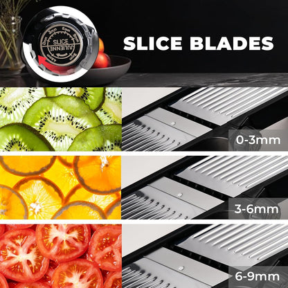 Adjustable Mandoline Slicer 5-In-1 Stainless Steel Vegetable Cutter4