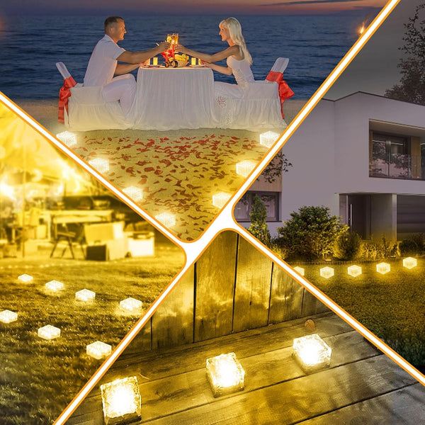 Solar Brick Lights Outdoor Solar Lights Outdoor Waterproof Patio5