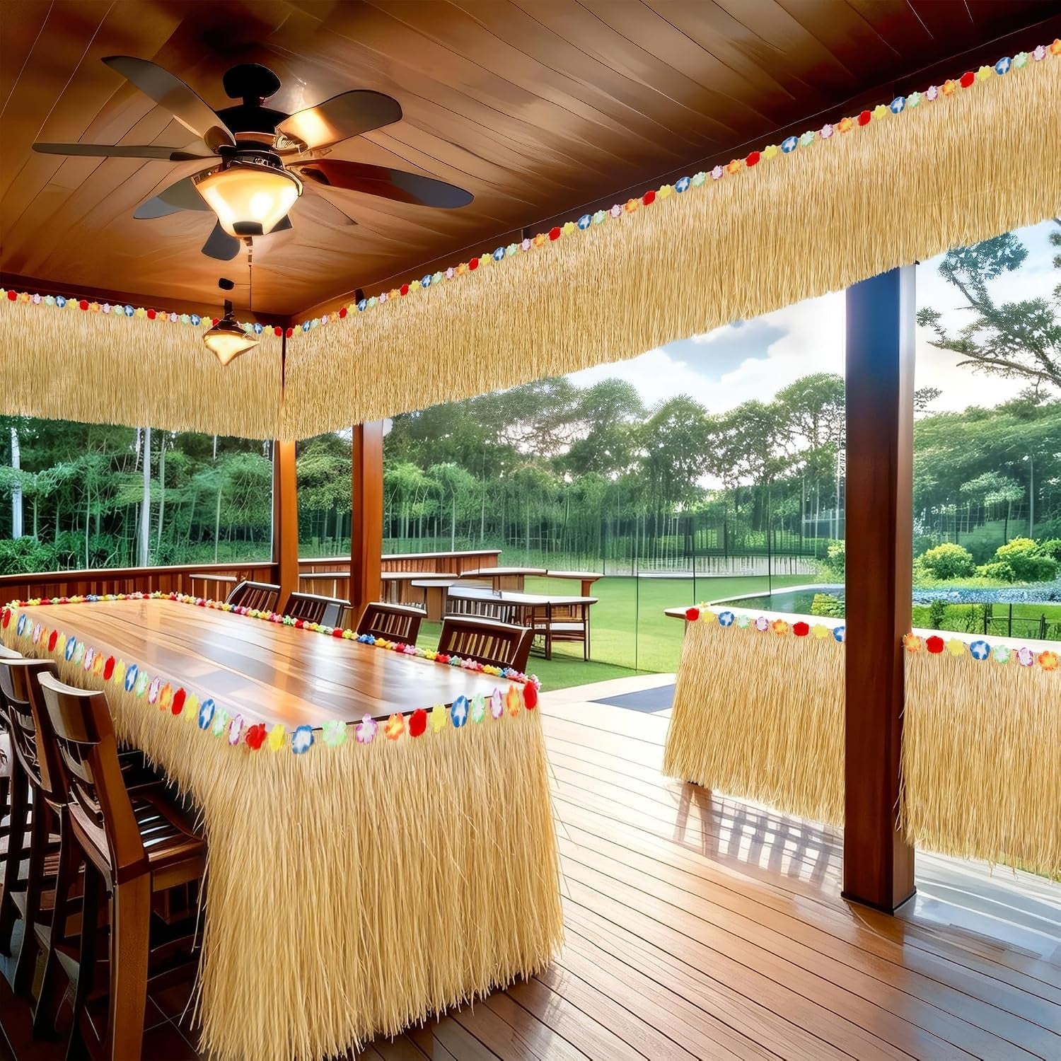 108x29-5in-hawaiian-grass-table-skirt-for-luau-hawaiian-party-decorations-luau-table-cloth-waterproof-reusable-reusable-nylon-buckle-easy-setup-for-tiki-bar-summer-tropical-hula-parties-decor