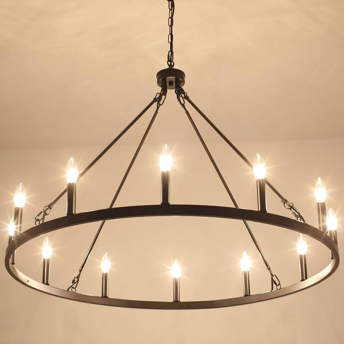 wagon-wheel-chandelier-12-light-38-large-black-farmhouse-chandelier-for-dining-room-rustic-country-pendant-light-fixtures-hanging-modern-round-chandeliers-for-living-room-high-ceilings-foyer-entryway