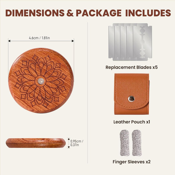 Bread Lame Dough Scoring Tool, Professional Sourdough Scoring Tool with 5 Blades, Storage Pouch & Finger Sleeves2