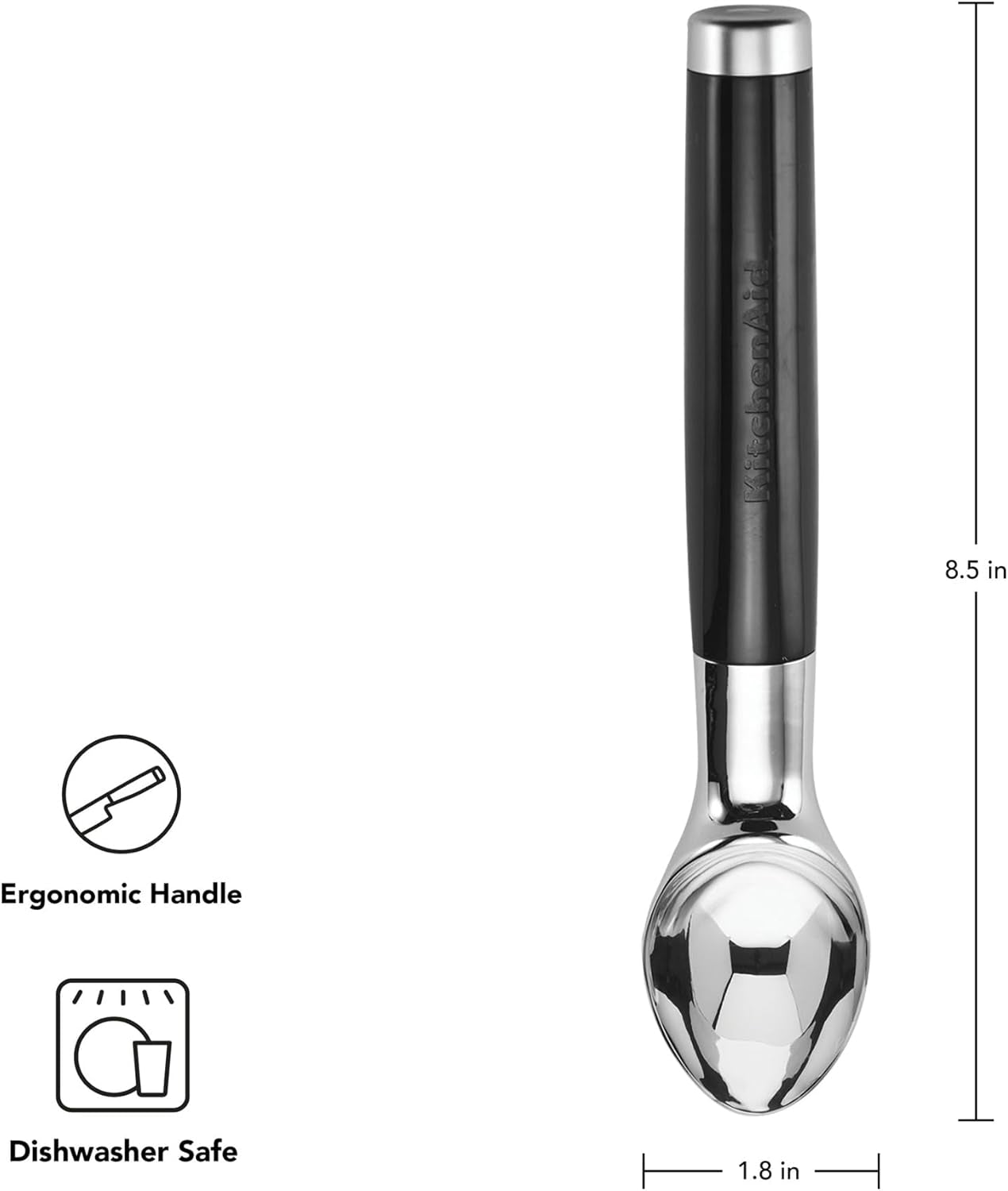 kitchenaid-classic-ice-cream-scoop-8-6-inches-black