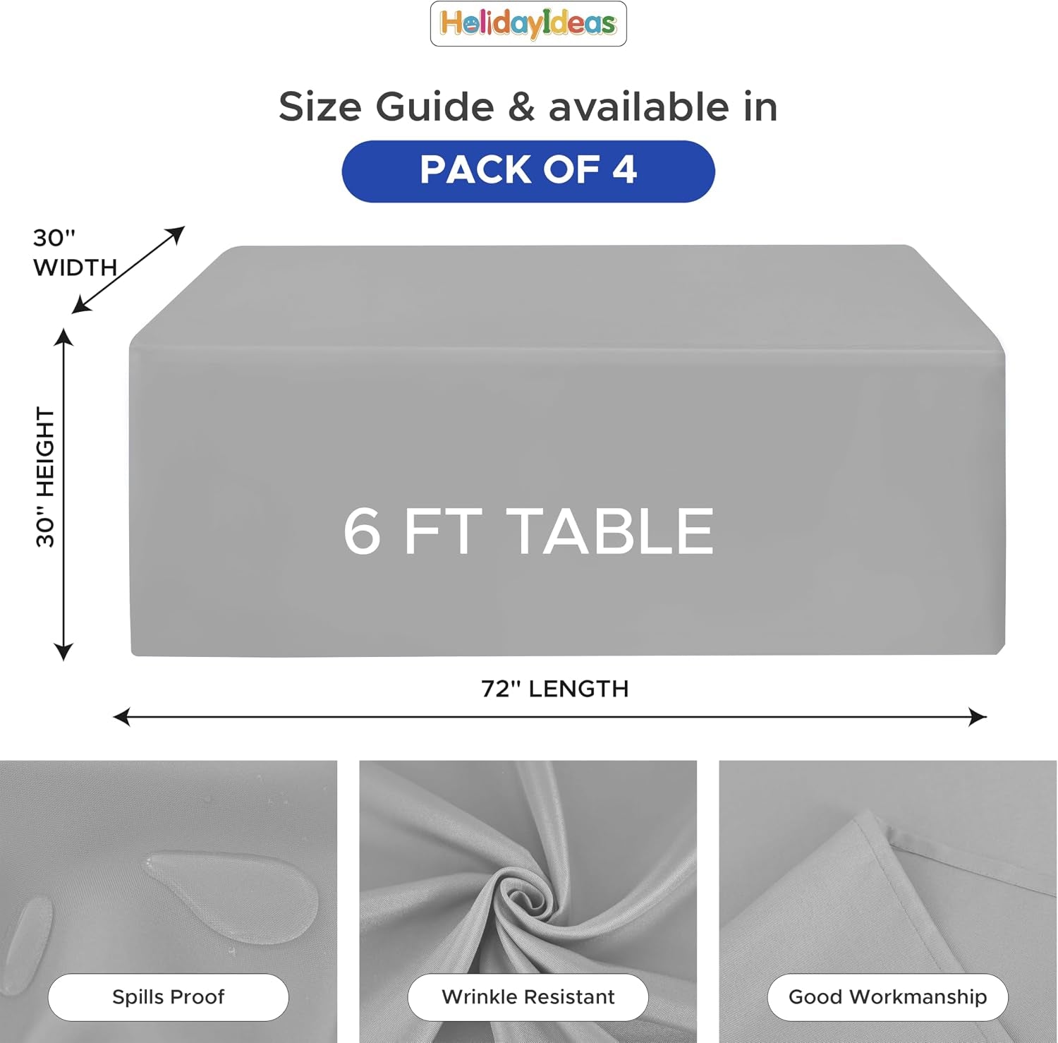4-pack-6ft-silver-grey-rectangle-craft-shows-fitted-tablecloth