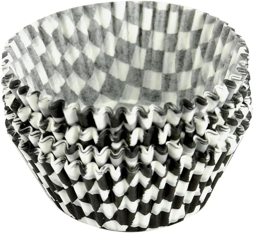 black-checkered-cupcake-liners-100pcs-baking-cups-for-party-decorations-heat-resistant-paper-liners-keep-shape-checkered-design-suits-birthday-race-car-parties-stylish-for-all-ages-baking