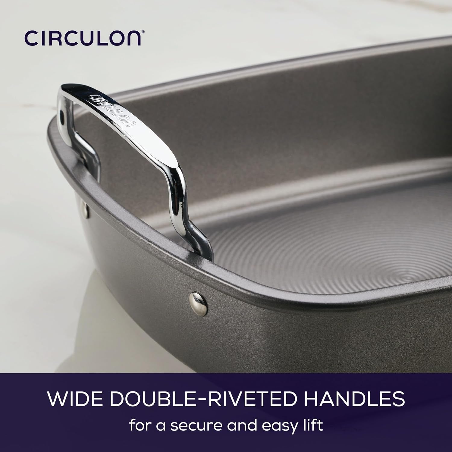 total-bakeware-nonstick-roaster-roasting-pan-with-rack-17-inch-x-13-inch-gray
