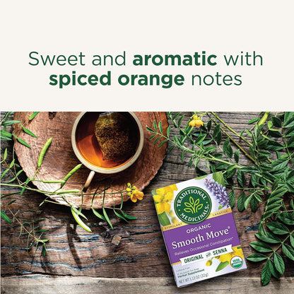Organic Smooth Move Laxative Tea, 16 Tea Bags (Pack of 1)4