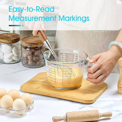 4-Cup High Borosilicate Glass Measuring Cup with Lid for Kitchen5