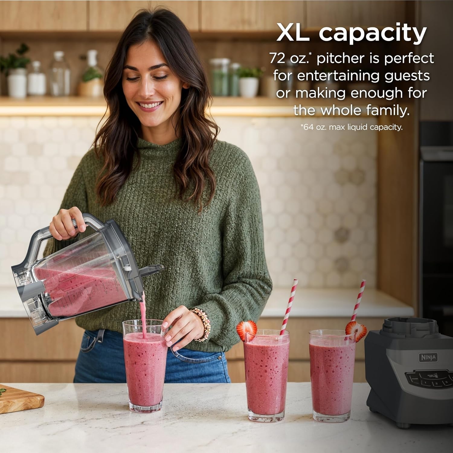 ninja-bl660-professional-compact-smoothie-food-processing-blender-1100-watts-3-functions-for-frozen-drinks-smoothies-sauces-more-72-oz-pitcher-2-16-oz-to-go-cups-spout-lids-gray