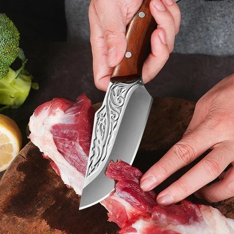 meat-cleaver-boning-knife-handmade-forged-outdoor-camping-knives-stainless-steel-hunting-butcher-knives-with-cover2pcs