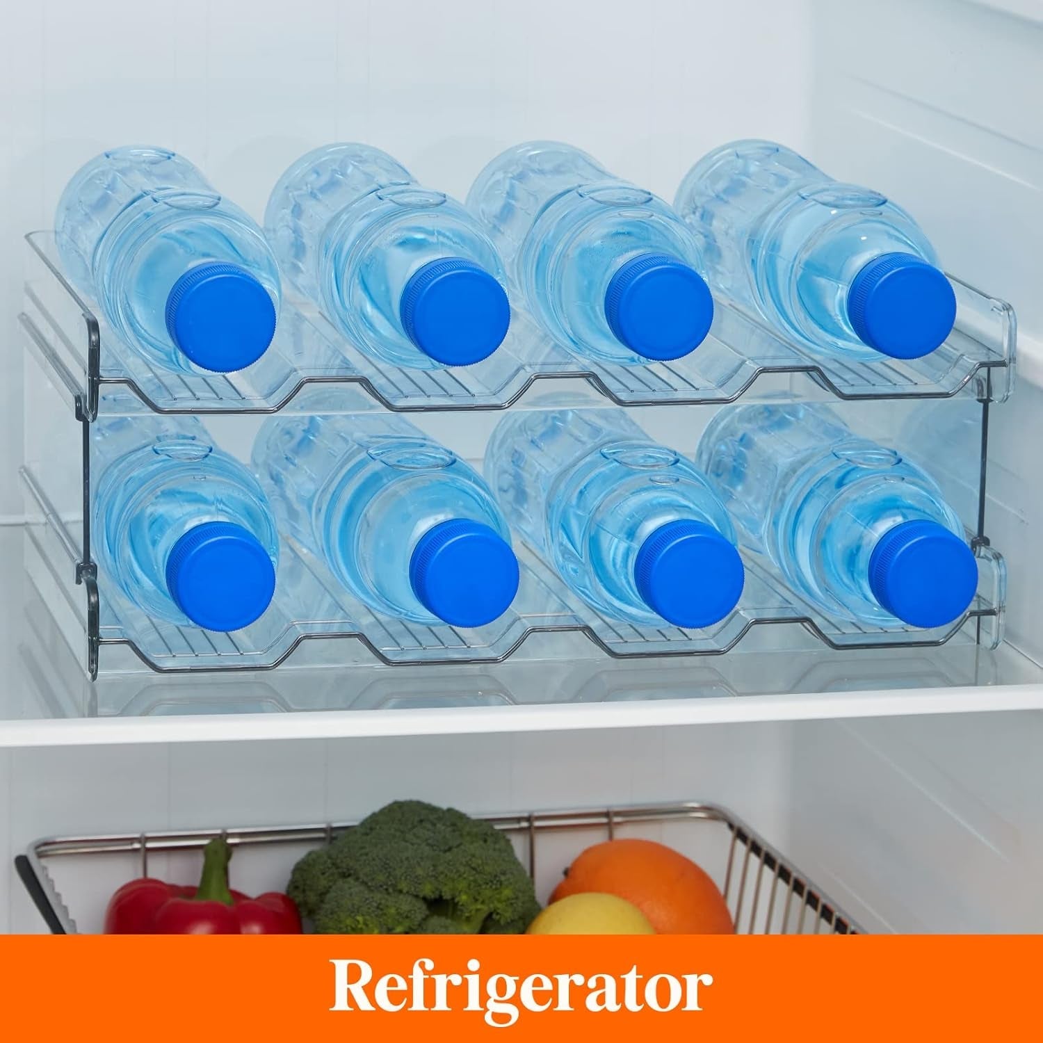 stackable-water-bottle-organizer-for-cabinet-clear-tumbler-holder