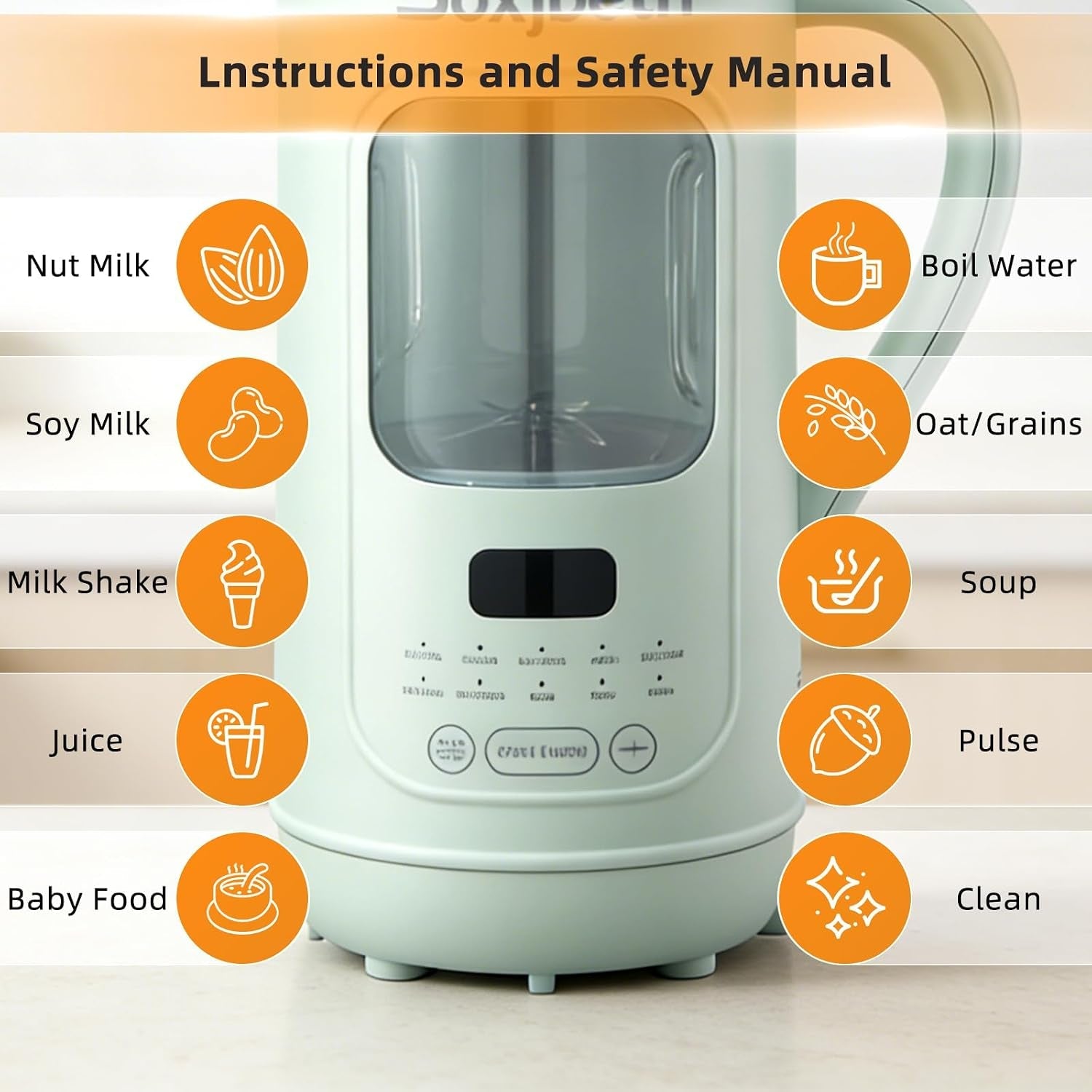 nut-milk-maker-multi-function-blender-1l-large-capacity-self-cleaning-soy-milk-smoothie-juice-baby-food-soup-more-quiet-design-with-visual-window