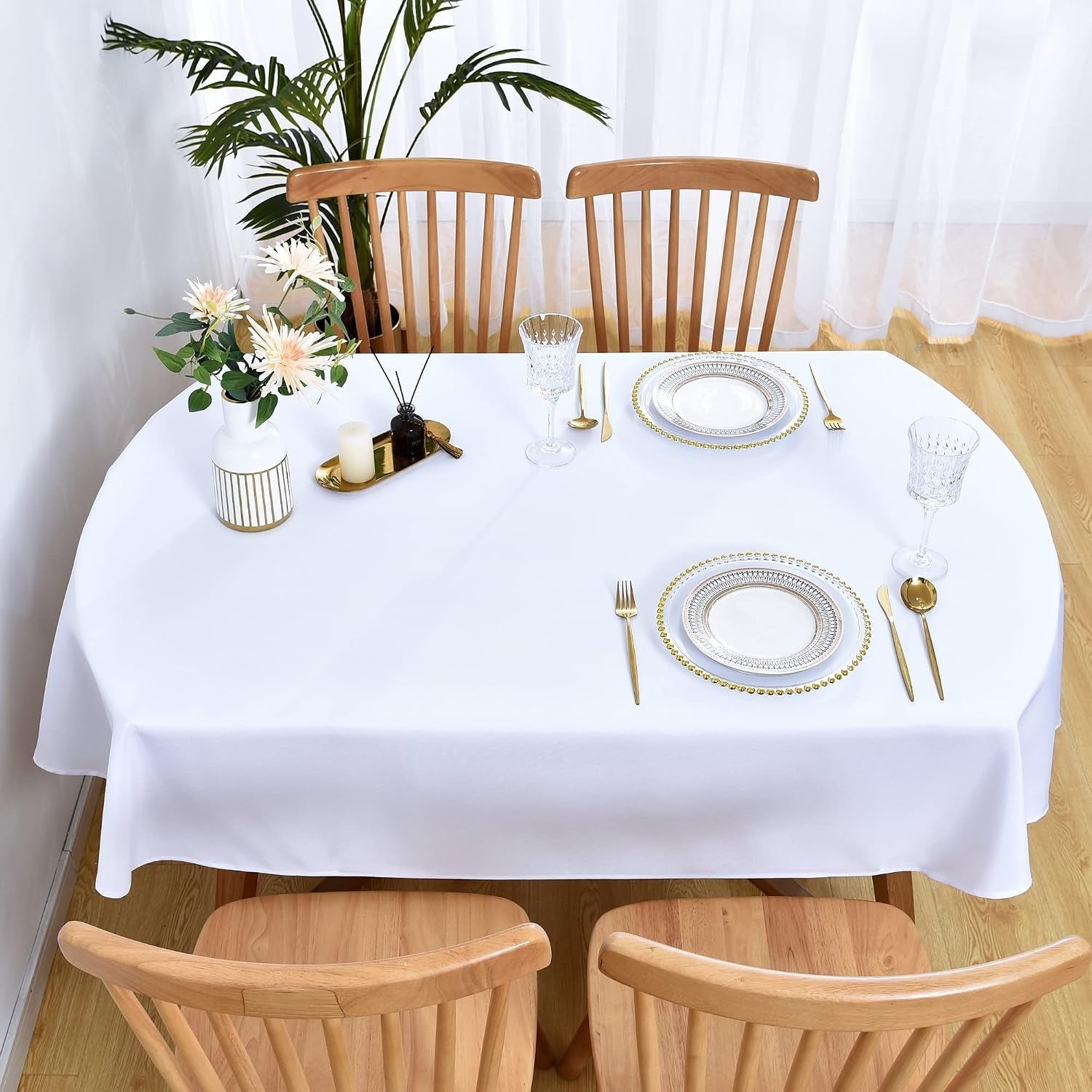 oval-tablecloth-60-x-84-inch-washable-fabric-table-cloth-solid-white-table-cover-for-dining-wedding-party-banquet-tabletop-decoration