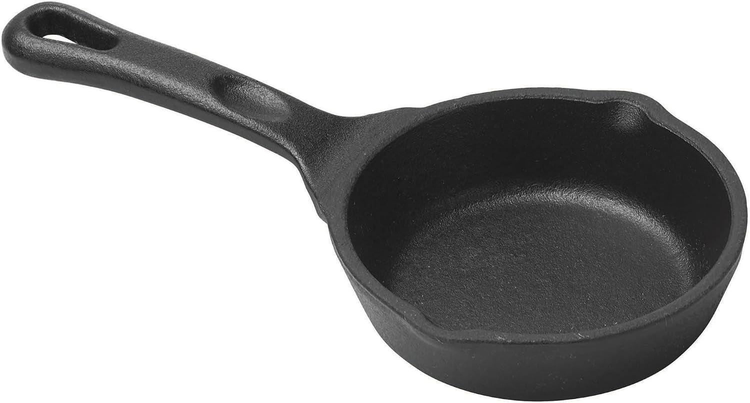 3-oz-black-mini-cast-iron-skillet-with-handle-matte-enamel-pre-seasoned-superior-heat-retention-great-for-sauteing-searing-frying-and-restaurant-kitchens