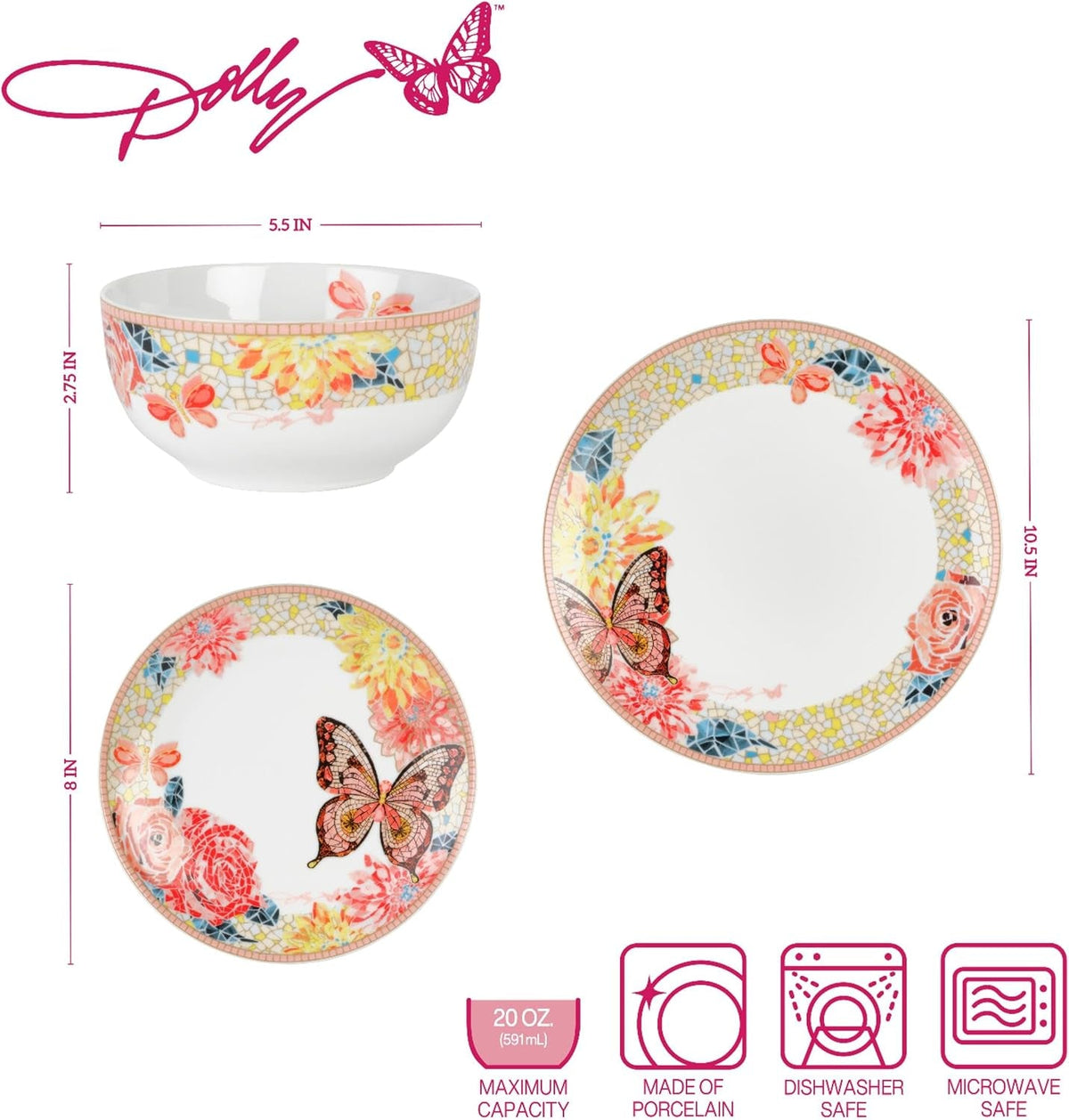 12-piece-jeweled-mosaic-butterfly-dinnerware-set-porcelain-dinner-plates-salad-plates-bowls-service-for-4-microwave-dishwasher-safe