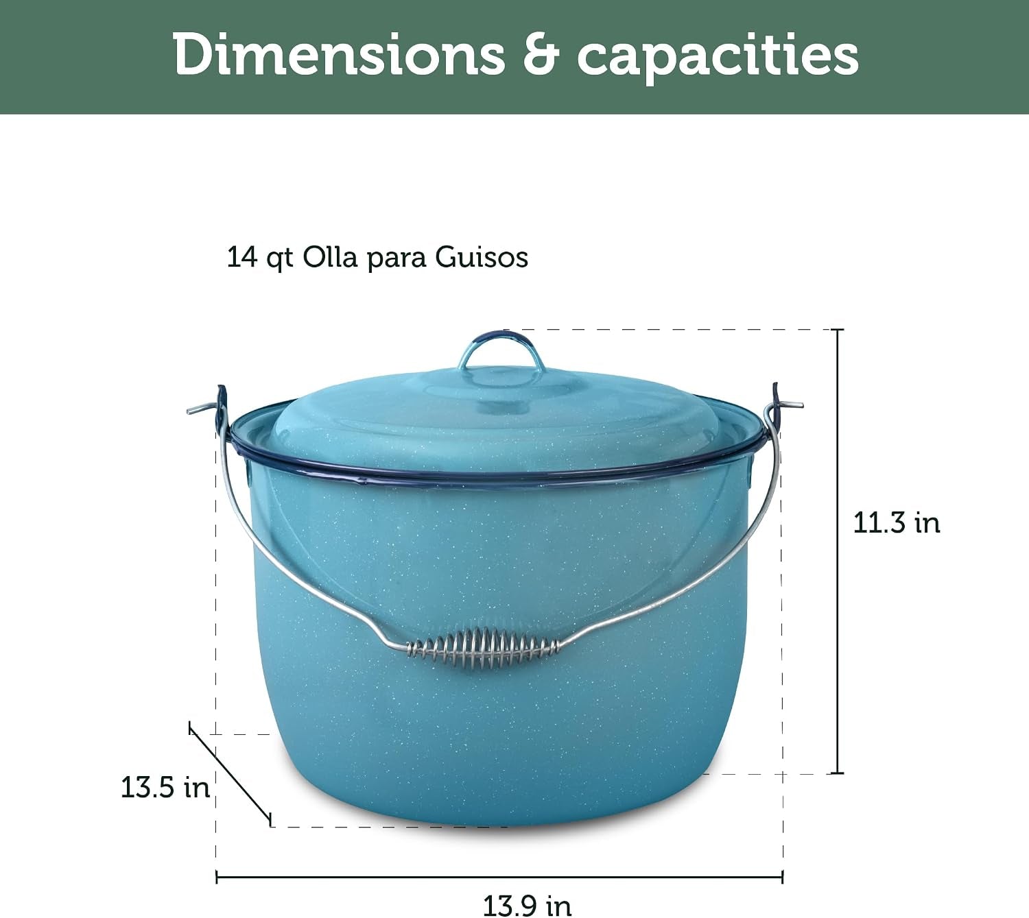 8-piece-enameled-steel-stock-pots-14-8-qt-with-lids-turquoise-blue-cookware-set