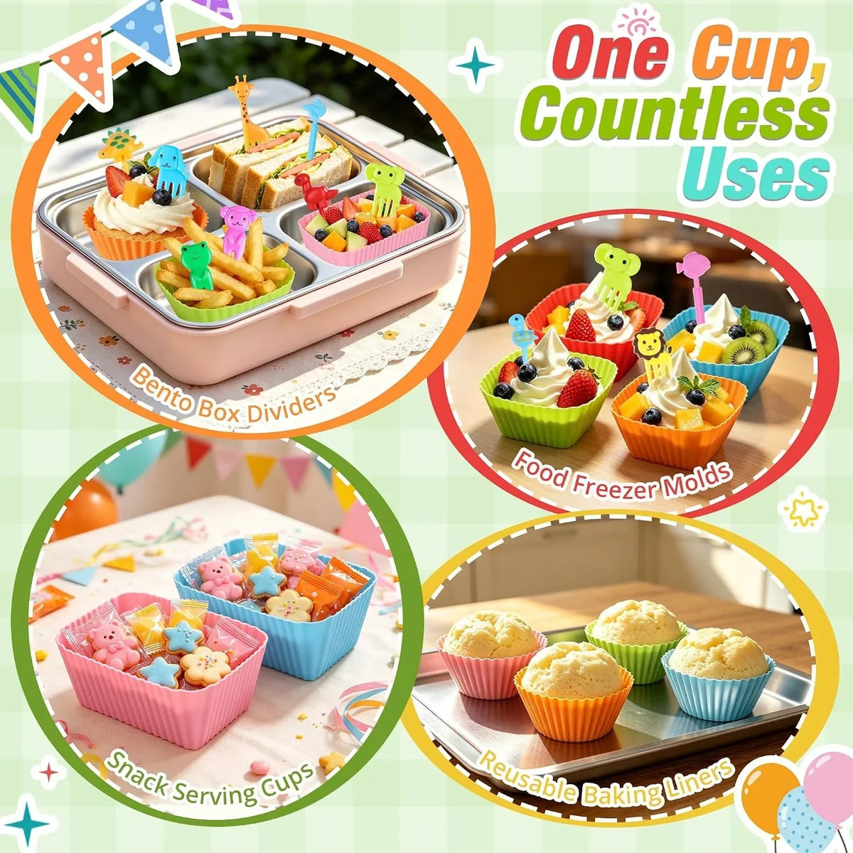 80pcs-silicone-lunch-box-dividers-kit-cute-lunchbox-bento-box-accessories-20pcs-reusable-silicone-cupcake-liners-muffin-baking-cups-60pcs-fun-animal-food-picks-for-kids-boys-girls-school-supplies